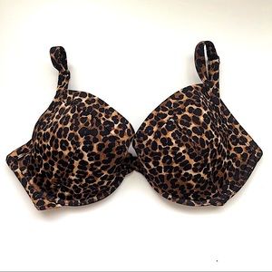 (NWOT) ASOS Leopard Bikini Top